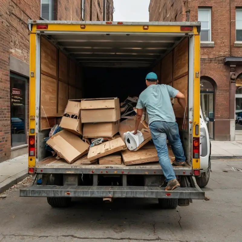 Our commercial junk removal service is tailored to help businesses of all sizes maintain an organized, efficient workspace.